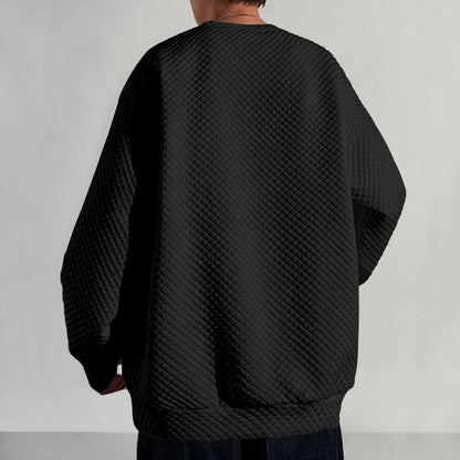 Checkered sweatshirt for men