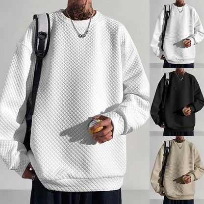 Checkered sweatshirt for men