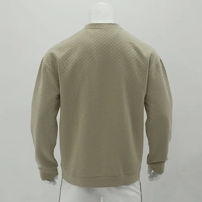 Checkered sweatshirt for men